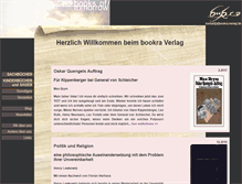 Tablet Screenshot of bookra-verlag.de